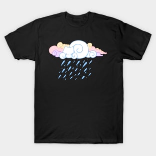 Cute Pastel Cloud Cat T-Shirt